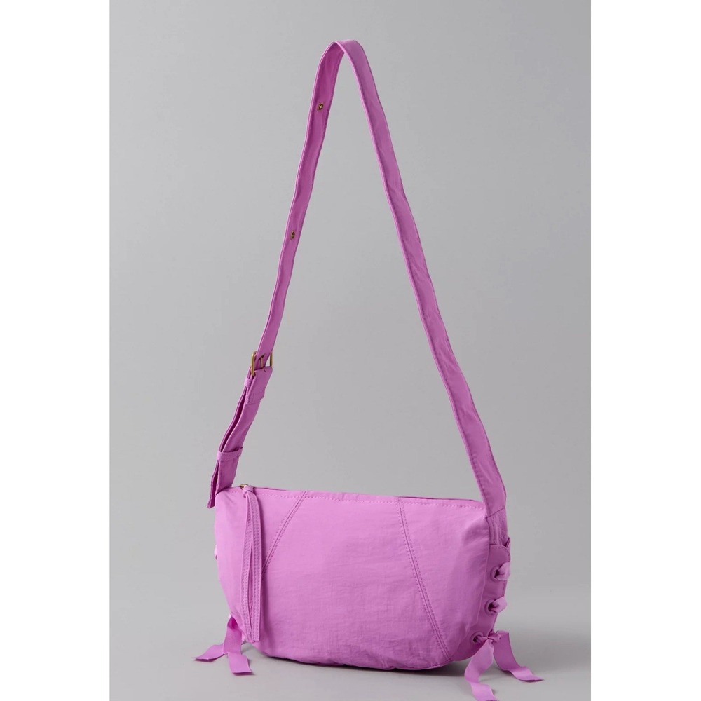 American Eagle Safari Mini Slouch Bag Berry - New with Tags